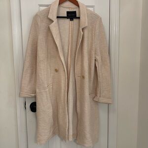 Sanctruary long beige sweater jacket